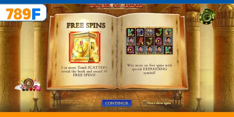 Nổ Hũ Starburst - Slot Kinh Điển Săn Quà Cực Lớn Cùng 789F 4 Trải nghiệm Book of Dead tại 789F với ưu đãi hấp dẫn.